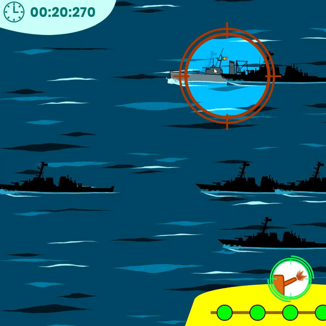 Interactive game navy battleships museum